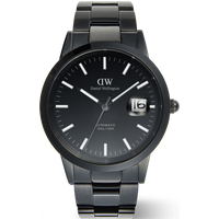 Daniel Wellington DW Montre 40mm Iconic Link Automatic Black