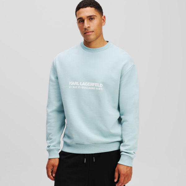 Karl Lagerfeld, Sweat-shirt Rue St-guillaume, Homme, Bleu, Taille: LXXL