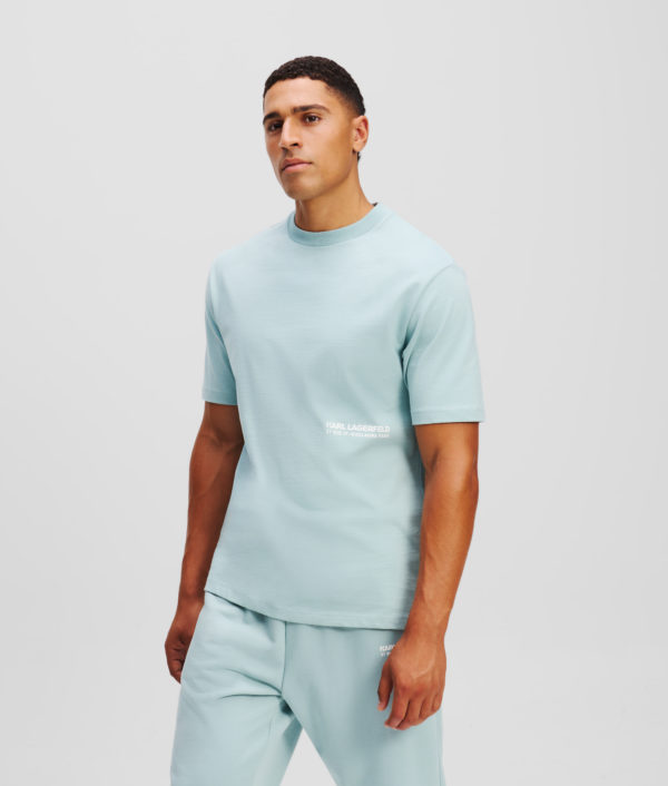 Karl Lagerfeld, T-shirt Logo, Homme, Bleu, Taille: LXXL