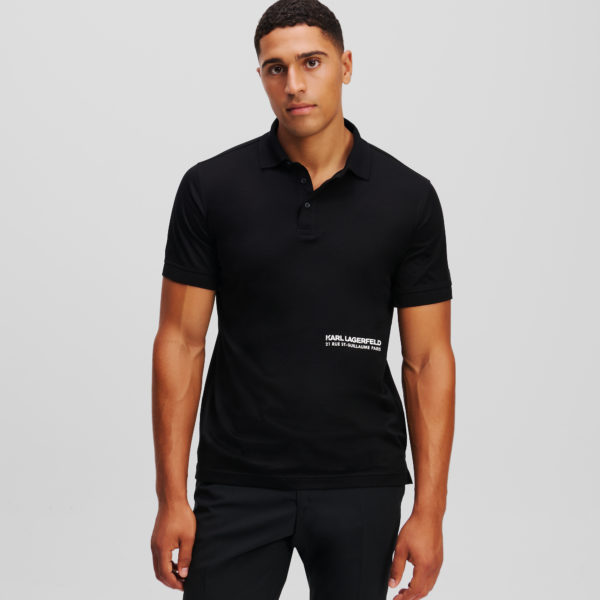 Karl Lagerfeld, Polo Rue St-guillaume, Homme, Noir, Taille: LXXL