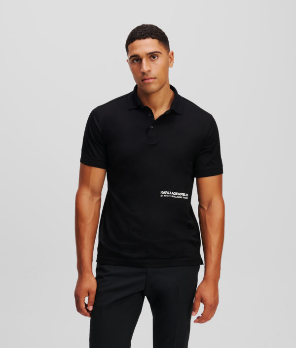 Karl Lagerfeld, Polo Rue St-guillaume, Homme, Noir, Taille: LXXL