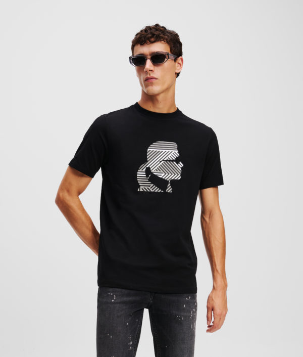 Karl Lagerfeld, T-shirt Imprimé Karl, Homme, Noir, Taille: LXXL