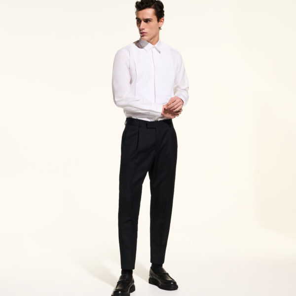 Karl Lagerfeld, Pantalon Aux Détails Satin Kl Studio, Homme, Noir, Taille: L56
