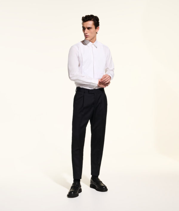 Karl Lagerfeld, Pantalon Aux Détails Satin Kl Studio, Homme, Noir, Taille: L56