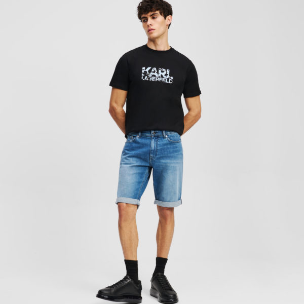 Karl Lagerfeld, Short En Denim, Homme, Bleu Clair, Taille: L3830