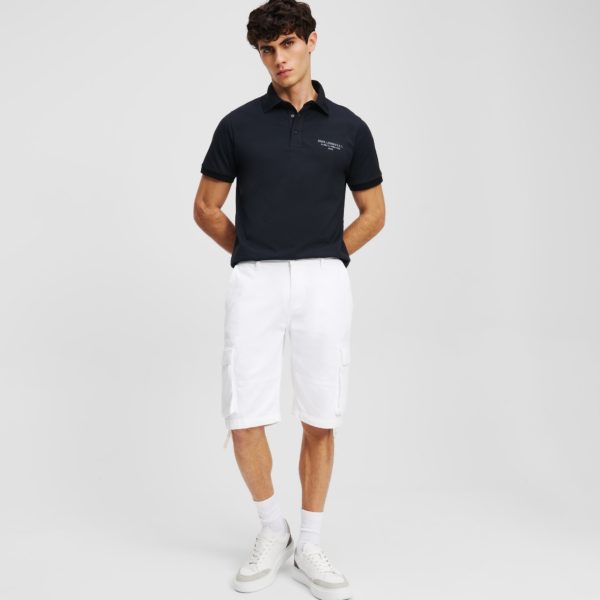Karl Lagerfeld, Short Cargo, Homme, Blanc, Taille: L3830