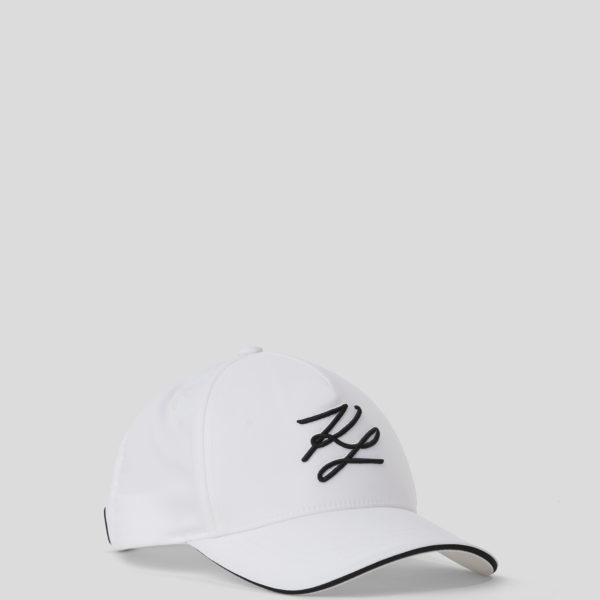 Karl Lagerfeld, Casquette K/autograph, Homme, Blanc, Taille: L00