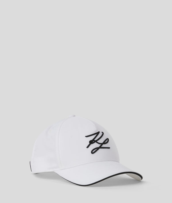 Karl Lagerfeld, Casquette K/autograph, Homme, Blanc, Taille: L00