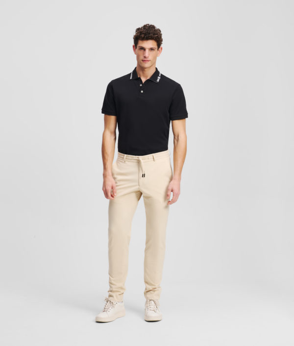 Karl Lagerfeld, Pantalon Ajusté Avec Cordon De Serrage, Homme, Sable, Taille: L58