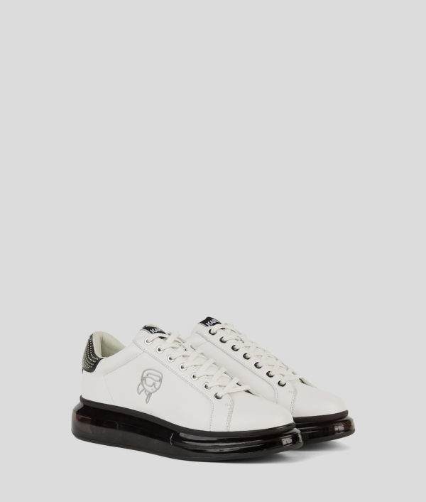 Karl Lagerfeld, Baskets Avec Amorti Ikon Nft Kapri, Homme, Blanc/Noir, Taille: L46