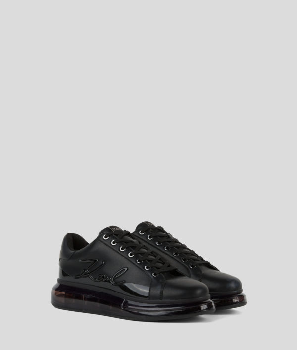 Karl Lagerfeld, Baskets Brillantes Kapri Kushion Signia, Homme, Noir, Taille: L46