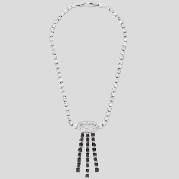 Karl Lagerfeld, Collier Long Karl Signature, Femme, Argent, Taille: L00