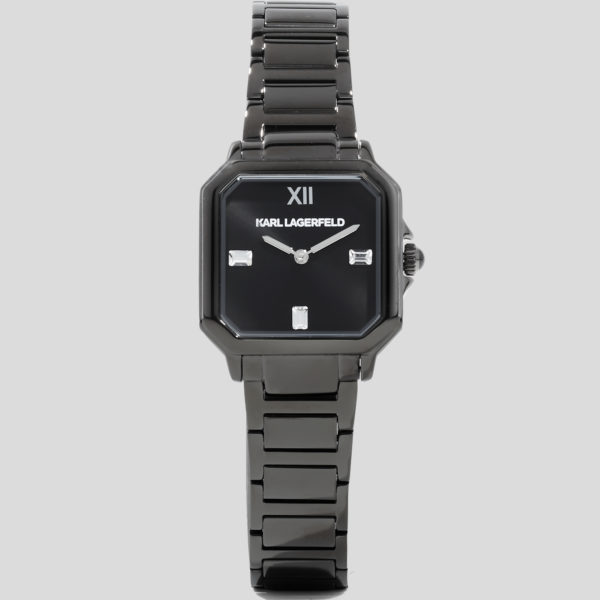 Karl Lagerfeld, Montre Carrée Avec Logo Karl, Femme, Bronze, Taille: L00