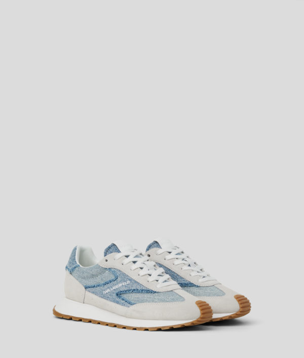Karl Lagerfeld, Baskets Kairo Lo Lace Mix, Femme, Blanc Cassé, Taille: L41