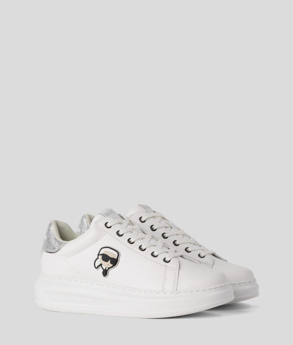 Karl Lagerfeld, Baskets Ikon Nft Kapri, Femme, Blanc/Argent, Taille: L41