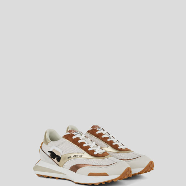 Karl Lagerfeld, Baskets Zone Ikon Nft, Femme, Or Rose, Taille: L41