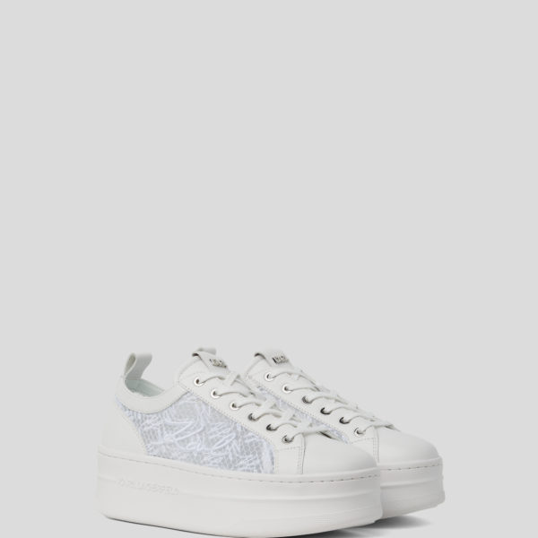 Karl Lagerfeld, Baskets Kobe Karl Signature, Femme, Blanc, Taille: L41