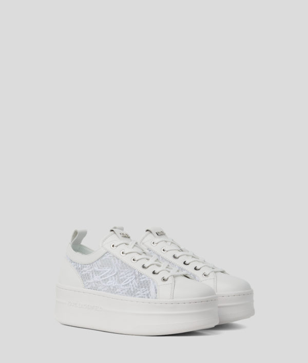 Karl Lagerfeld, Baskets Kobe Karl Signature, Femme, Blanc, Taille: L41