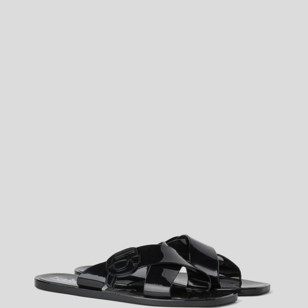 Karl Lagerfeld, Sandales Ikon Nft Kross, Femme, Noir, Taille: L41