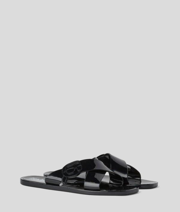 Karl Lagerfeld, Sandales Ikon Nft Kross, Femme, Noir, Taille: L41