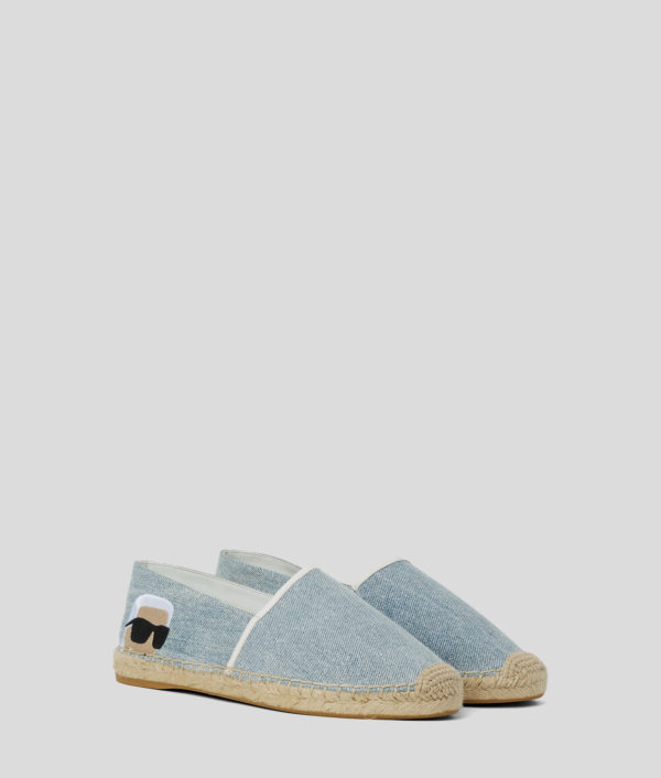 Karl Lagerfeld, Mules Denim Ikon Nft, Femme, Bleu, Taille: L41