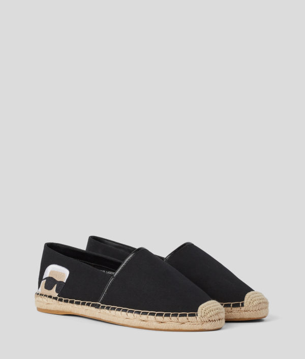 Karl Lagerfeld, Espadrilles Ikon Nft Kamini, Femme, Noir, Taille: L41