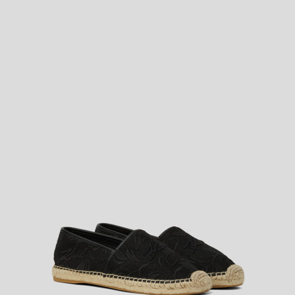 Karl Lagerfeld, Mules Kamini Karl Signature Orchid, Femme, Noir, Taille: L41