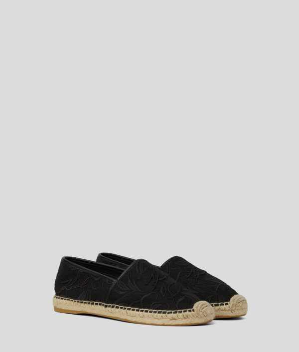 Karl Lagerfeld, Mules Kamini Karl Signature Orchid, Femme, Noir, Taille: L41
