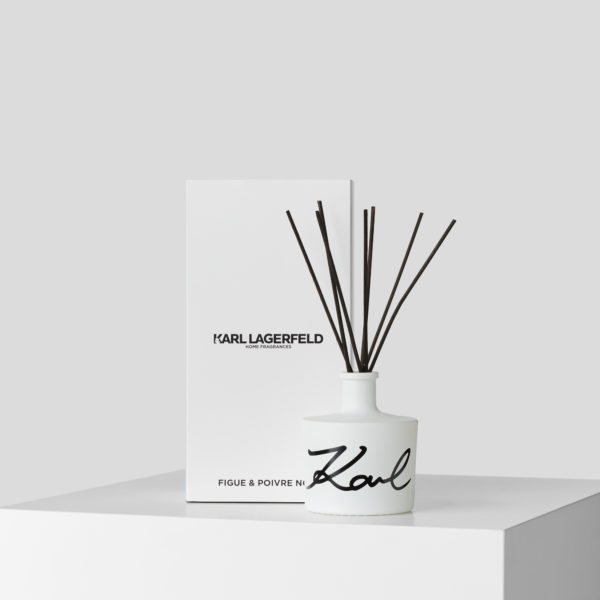 Karl Lagerfeld, Diffuseur Figue Et Poivre Noir, Femme, Blanc/Noir, Taille: L00