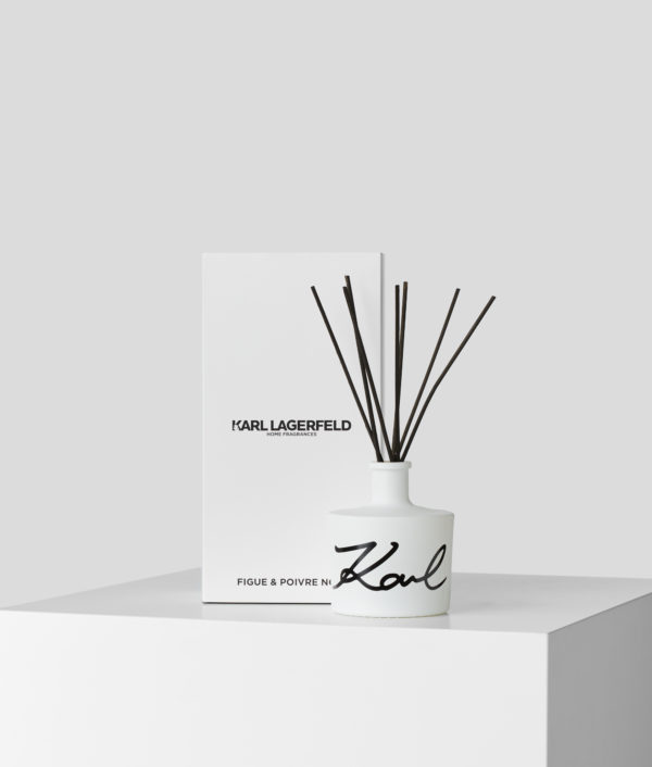 Karl Lagerfeld, Diffuseur Figue Et Poivre Noir, Femme, Blanc/Noir, Taille: L00