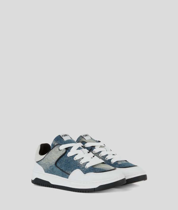Karl Lagerfeld, Baskets En Denim Krew, Homme, Denim bleu, Taille: L46