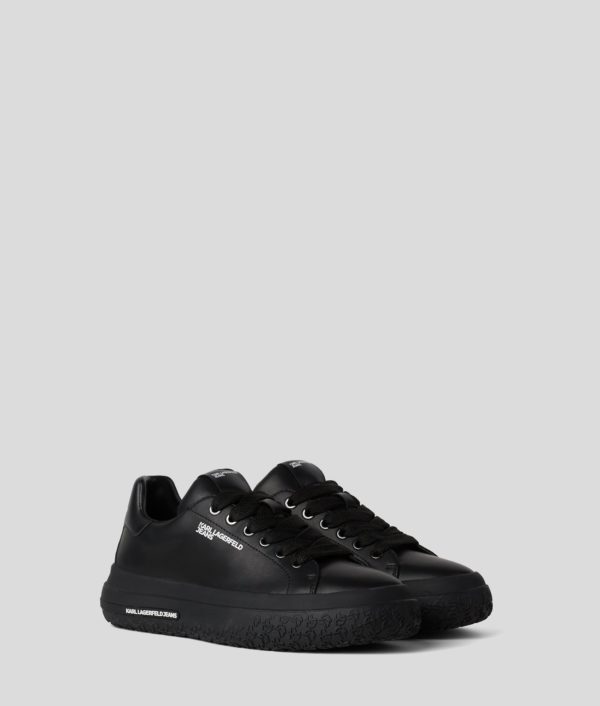 KL Jeans, Baskets En Cuir Klj, Homme, Noir/Noir, Taille: L46