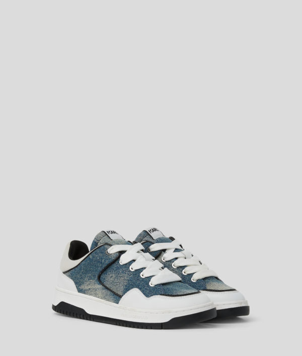 Karl Lagerfeld, Baskets En Denim Krew, Femme, Denim bleu, Taille: L41