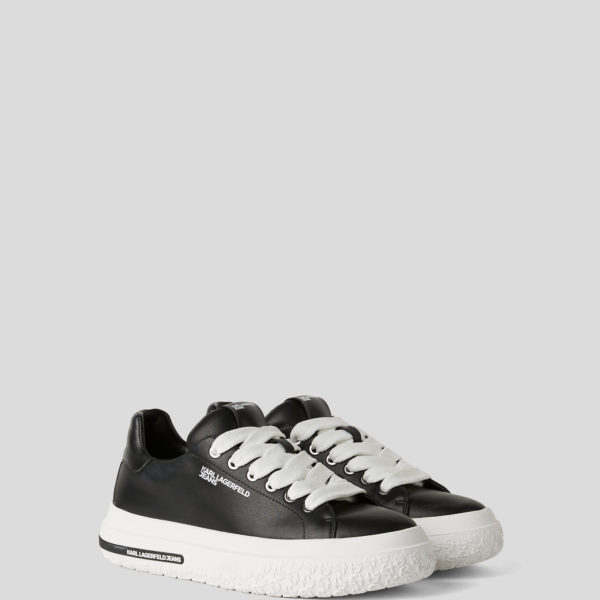 KL Jeans, Baskets En Cuir Klj, Femme, Noir, Taille: L41