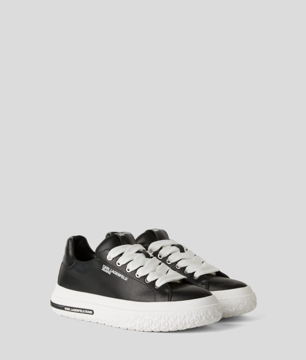 KL Jeans, Baskets En Cuir Klj, Femme, Noir, Taille: L41