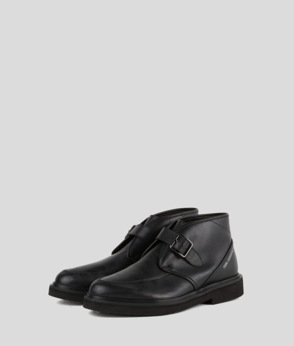 Karl Lagerfeld, Bottines À Boucle Karnaby, Homme, Noir, Taille: L46
