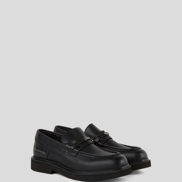 Karl Lagerfeld, Mocassins Kingston, Homme, Noir, Taille: L46