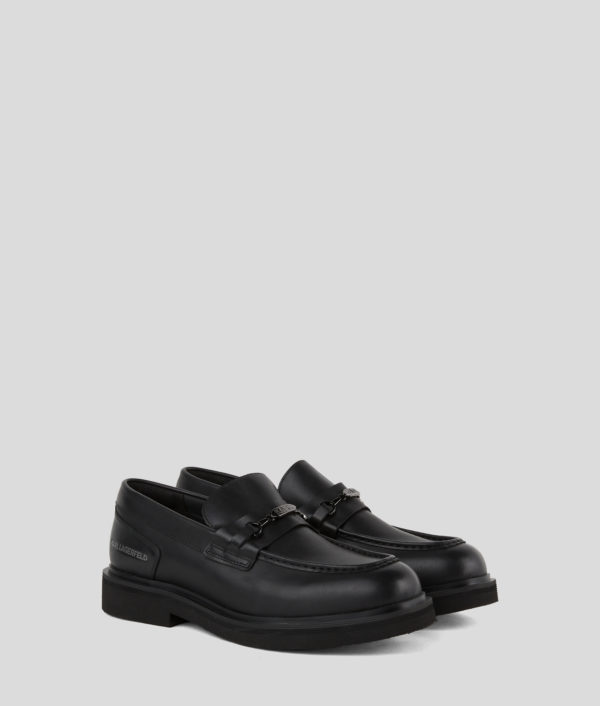 Karl Lagerfeld, Mocassins Kingston, Homme, Noir, Taille: L46