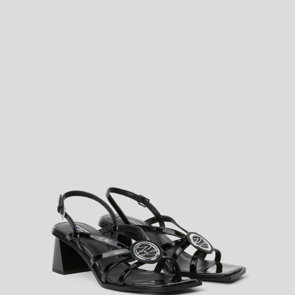 Karl Lagerfeld, Sandales À Talon Bekki, Femme, Noir, Taille: L41