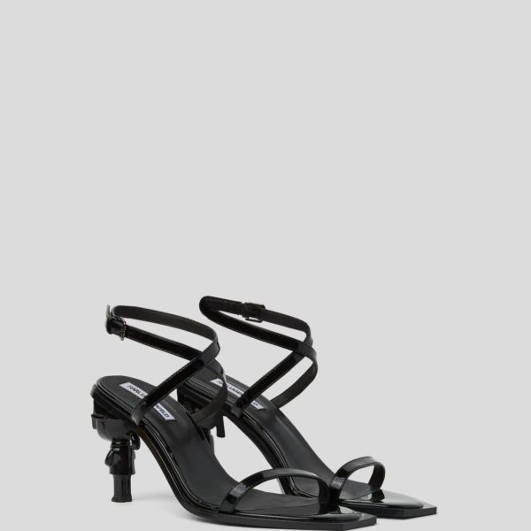 Karl Lagerfeld, Sandales À Talons Ikon Nft, Femme, Noir, Taille: L41