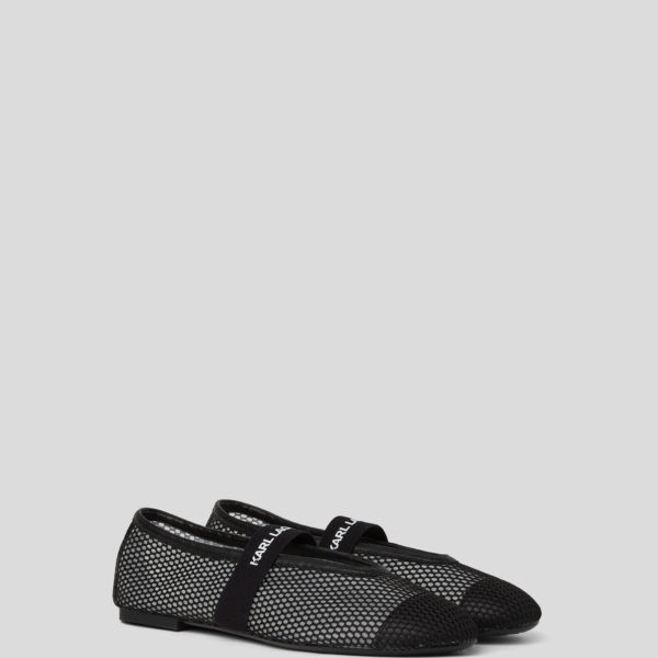 Karl Lagerfeld, Escarpins En Maille Karo, Femme, Noir, Taille: L41