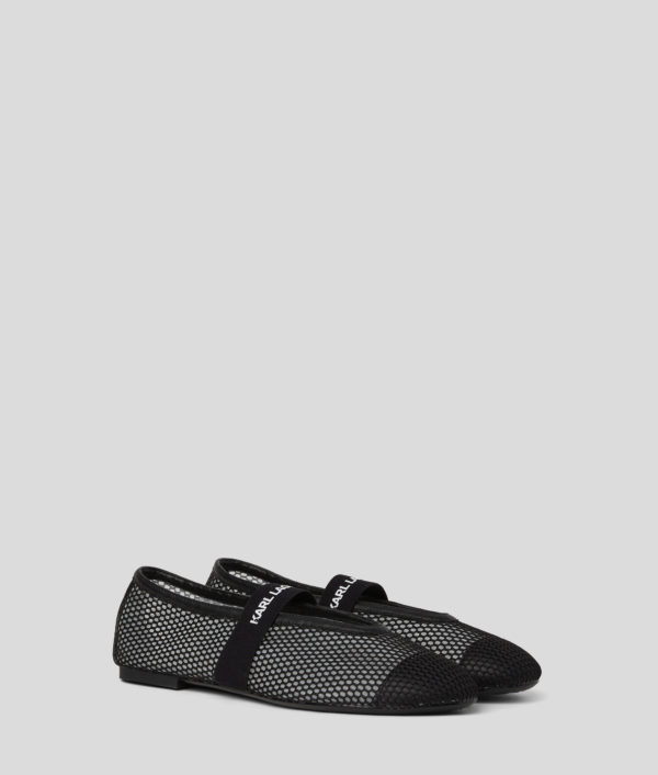 Karl Lagerfeld, Escarpins En Maille Karo, Femme, Noir, Taille: L41