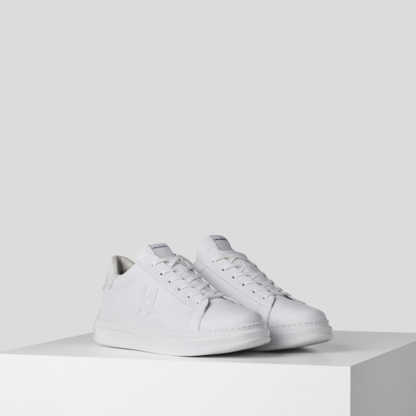 Karl Lagerfeld, Baskets Kapri Monogram Pour Homme, Homme, Blanc, Taille: L46