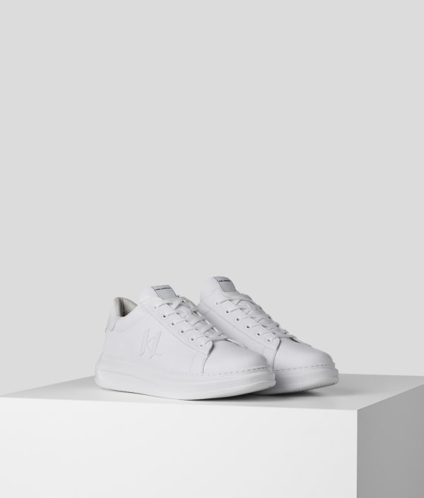 Karl Lagerfeld, Baskets Kapri Monogram Pour Homme, Homme, Blanc, Taille: L46