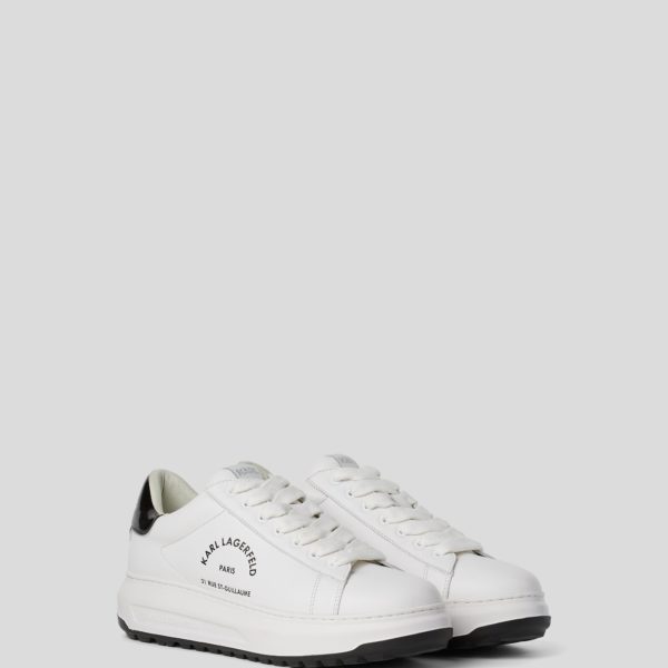 Karl Lagerfeld, Baskets Crantées Rue St-guillaume Kapri, Homme, Blanc, Taille: L46