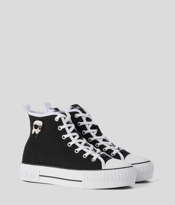 Karl Lagerfeld, Baskets Montantes Ikon Kampus Max Nft, Femme, Noir, Taille: L41