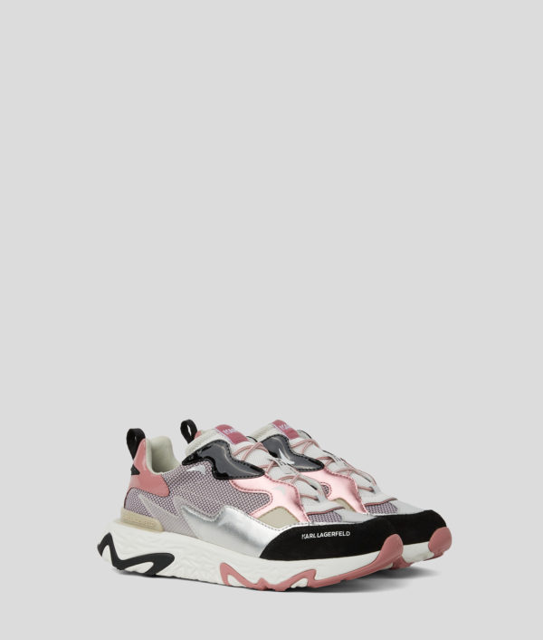 Karl Lagerfeld, Baskets Blaze Strike, Femme, Noir/Rose, Taille: L41