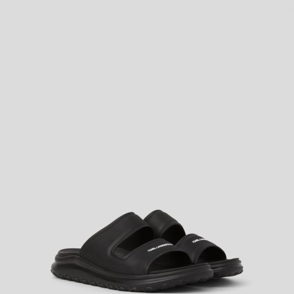 Karl Lagerfeld, Claquettes Skuba, Homme, Noir, Taille: L46