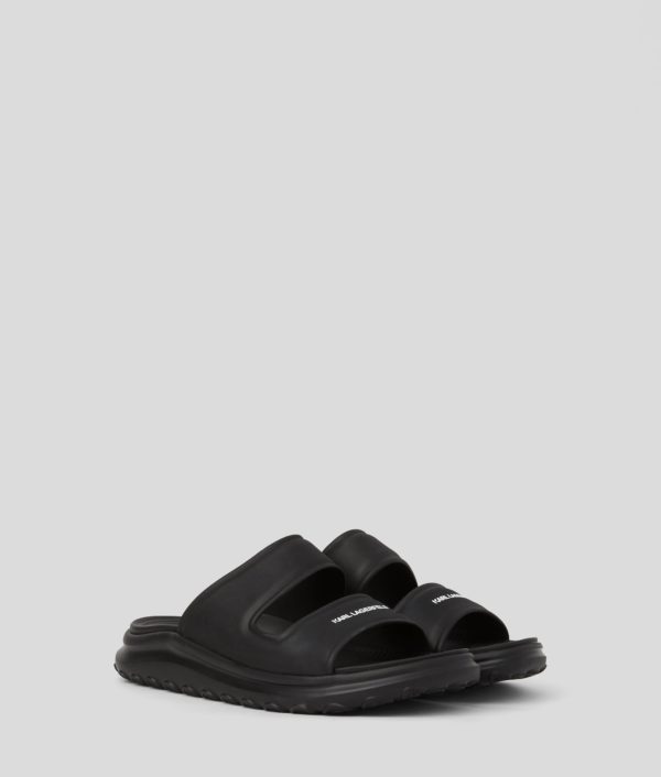 Karl Lagerfeld, Claquettes Skuba, Homme, Noir, Taille: L46