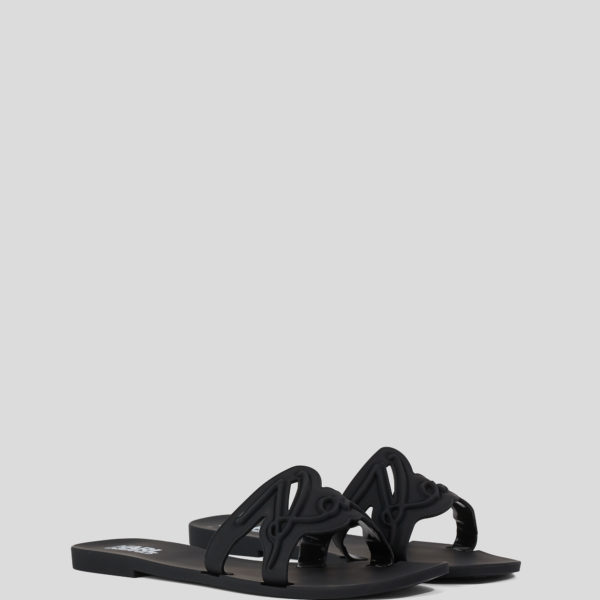 Karl Lagerfeld, Claquette Jelly Signature, Femme, Noir, Taille: L41